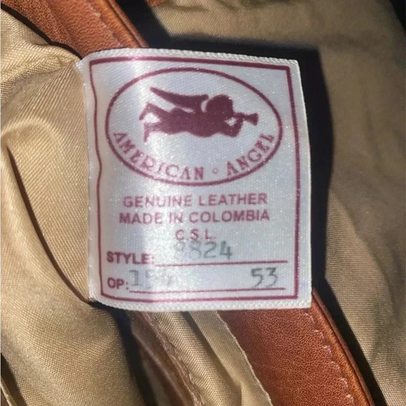 EUC American Angel Straw & Genuine Leather Handbag Purse- Made in Columbia - Picture 5 of 6